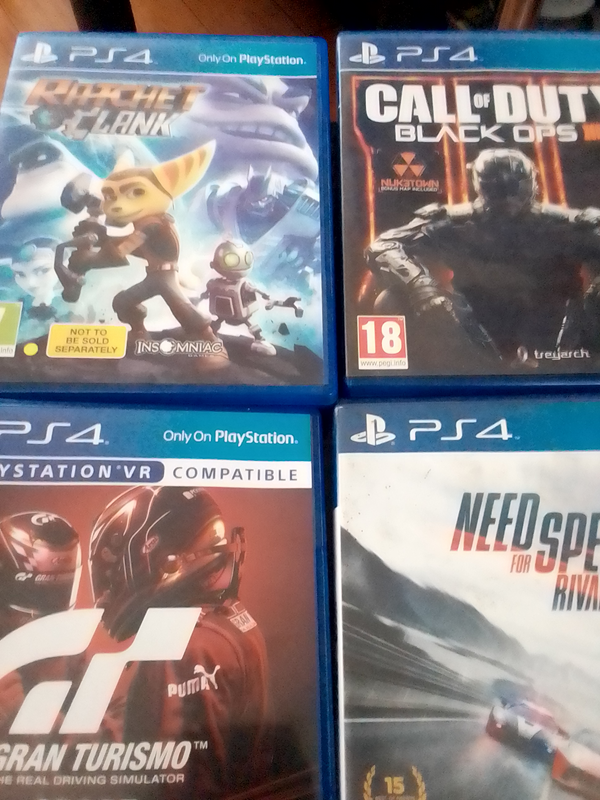Ps4 games  for sale or swap