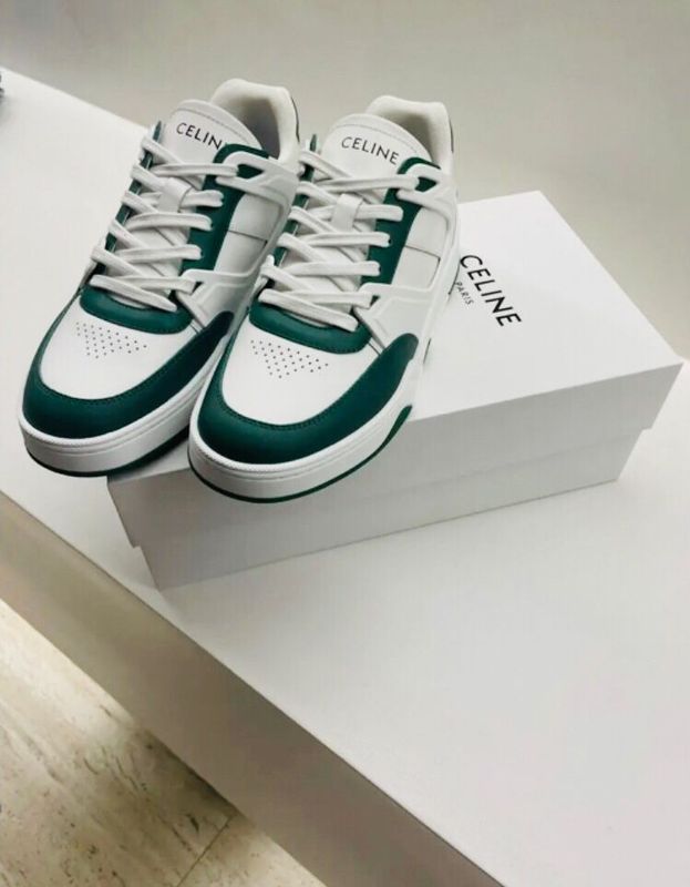 GREEN AND WHITE COLOUR SNEAKERS FOR SALE