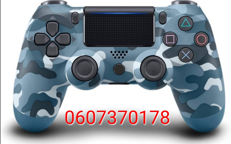 PS4 Wireless Controller V2 - Blue Camo Colour (Brand New)