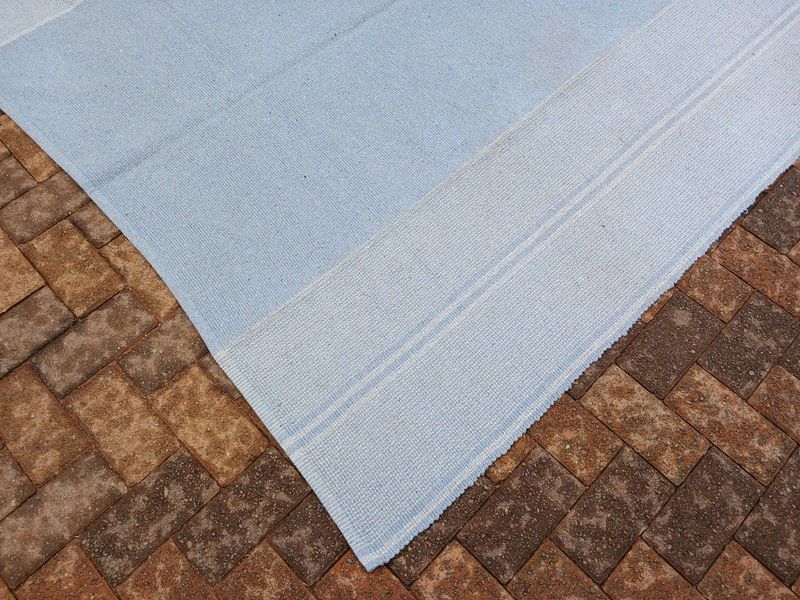 Carpet/Rug 100 percent cotton.