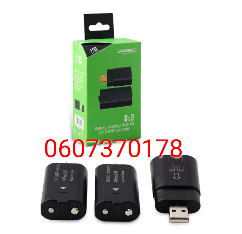 Xbox One Dual Battery Pack with USB Battery Charger
