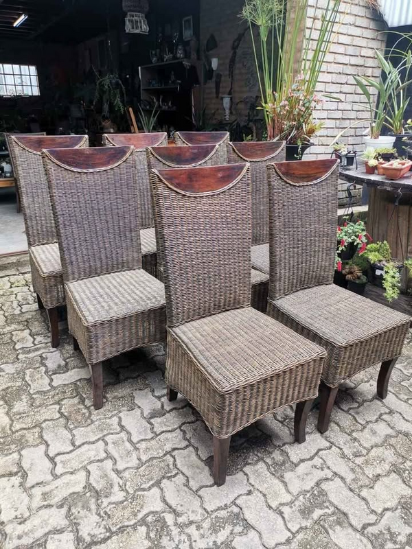 4 x Wicker Dining Chairs