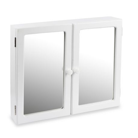 MTS Home Double Bathroom Cabinet - White