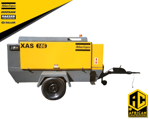 2017 ATLAS COPCO XAS186 COMPRESSOR