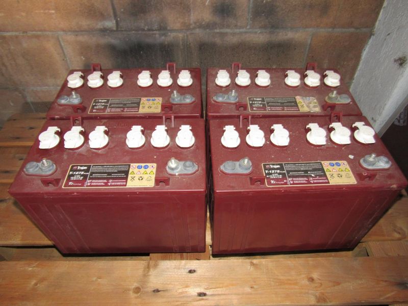 Golf cart batteries x 4