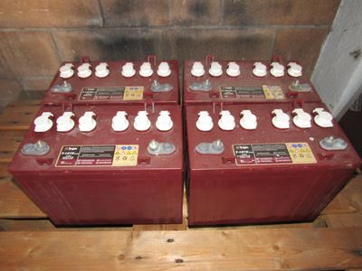 Golf cart batteries x 4