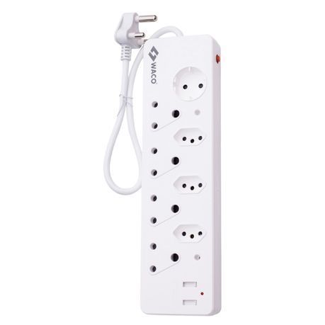 Waco - 8 Way Multiplug with USB Chargers and Shutters