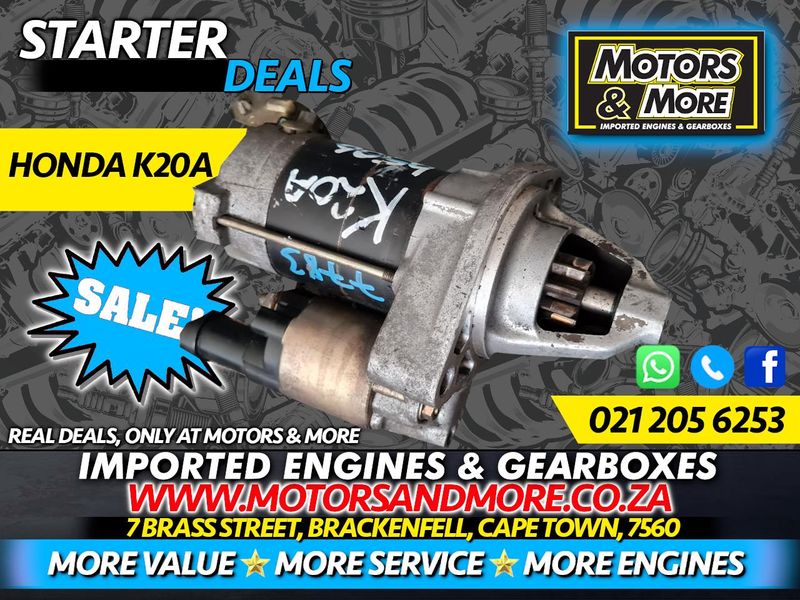 Honda K20A Starter For Sale