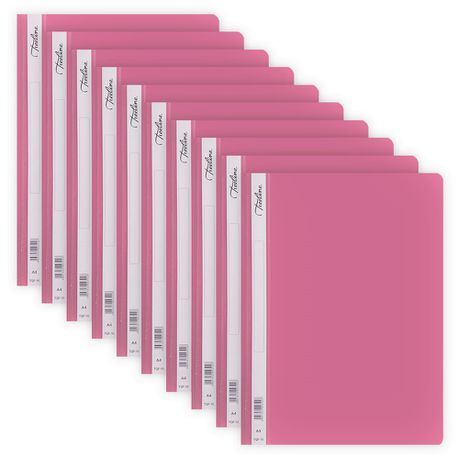 Treeline Quotation Folder Pink PVC - Pack of 10