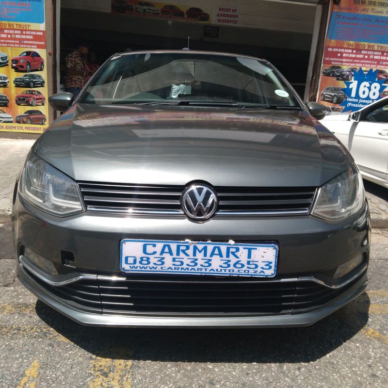 Grey Volkswagen Polo 1.2 TSI Comfortline with 85000km available now!