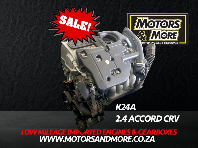 Honda Accord K24A 2.4 Engine For Sale No Trade in Needed