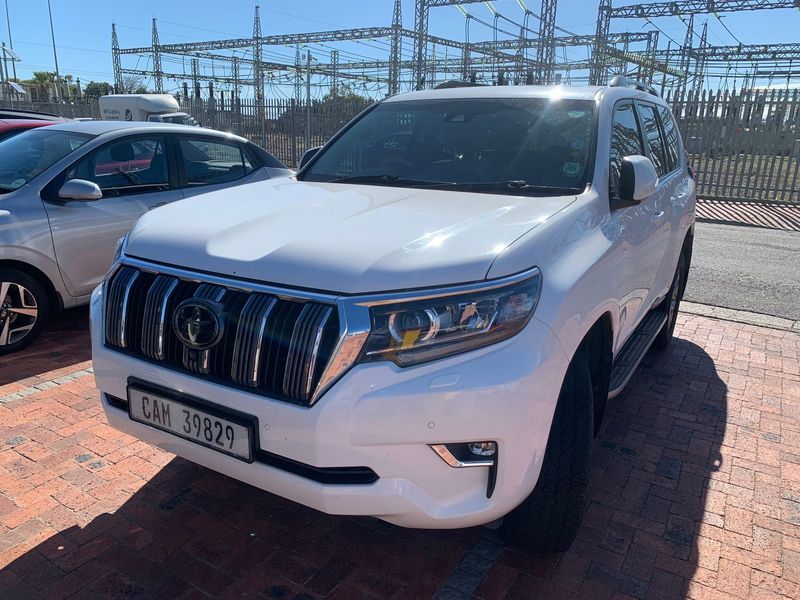 White Toyota Land Cruiser Prado MY20.10 2.8L Diesel VX-L with 98000km available now!