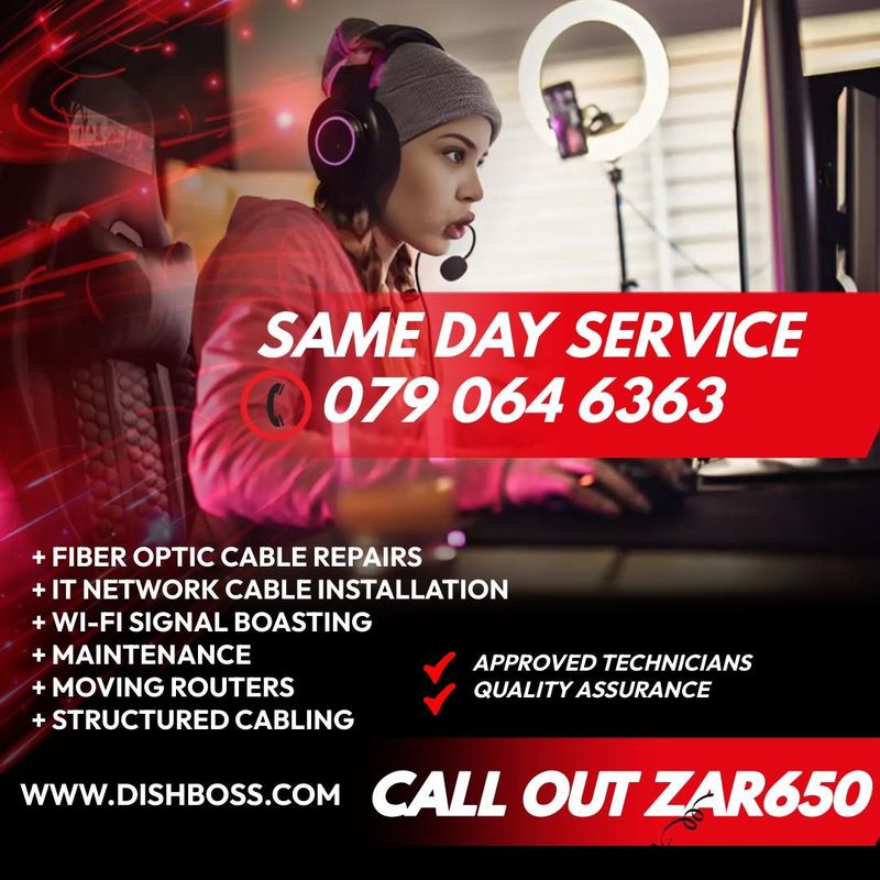 Fibre Optic Repairs Contact 079 064 6363 Fiber Optic Cable Repair Service Near Me