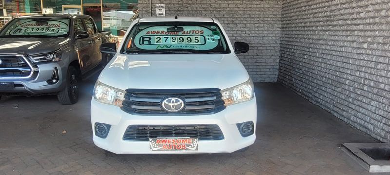 White Toyota Hilux 2.4 GD with 134077km available now! CALL AWESOME AUUTOS NOW ON 021 592 6781