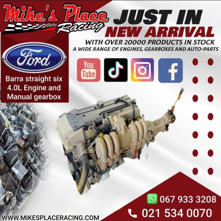 4L STRAIGHT 6 REDTOP AUTO COMBO Engine And Gearbox For Sale At Mikes Place