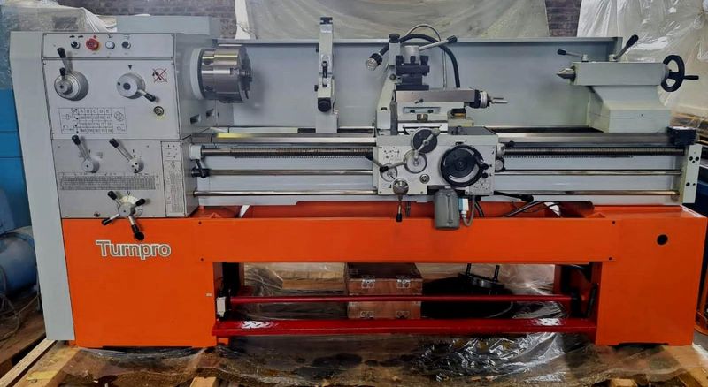 Lathe, Turnpro New, 1500mm between centres, 500mm swing over bed, 80mm spindle bore