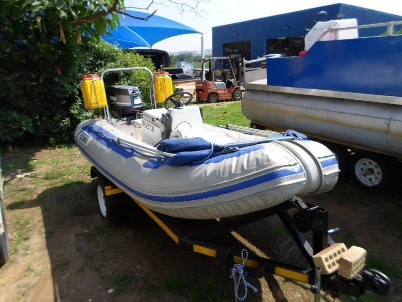 Gemini Inflatable complete with 40Hp Yamaha