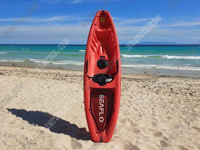 Seaflo Kayak Adult Red >125kg With Paddle