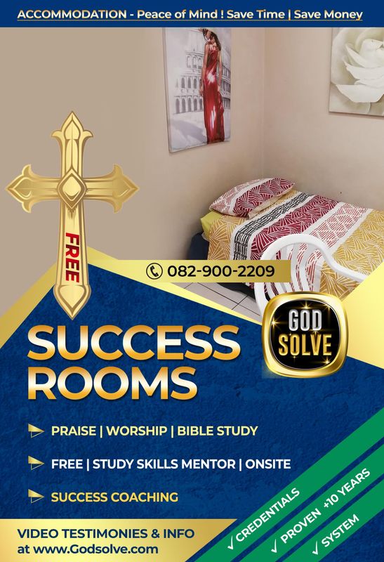 STUDENT ACCOMMODATION IN DURBAN UMBILO WITH PRAISE, WORSHIP AND FREE POWER COACHING