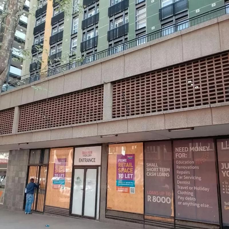 Retail spaces to let in Braamfontein