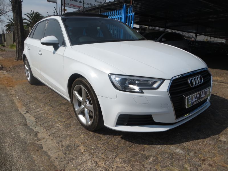 2018 Audi A3 Sportback 1.0 TFSI, White with 91000km available now!