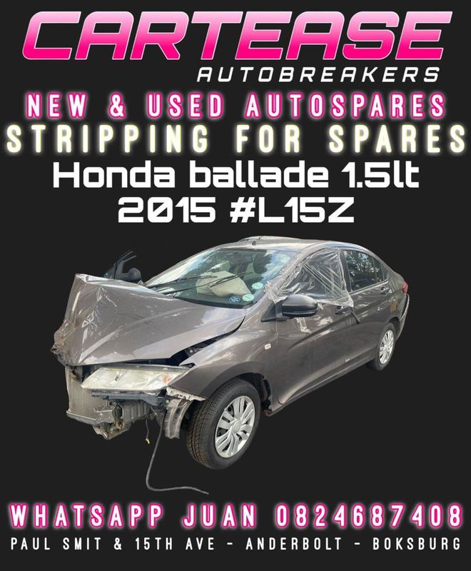 Honda ballade online stripping for spares