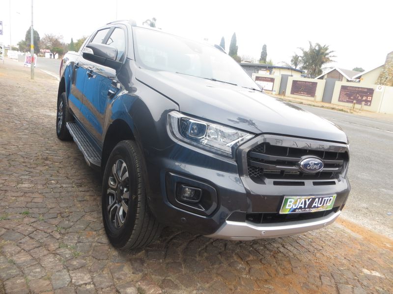 2021 Ford Ranger MY19 2.0 BIT 4X4 D Cab Wildtrak AT, Grey with 12000km available now!