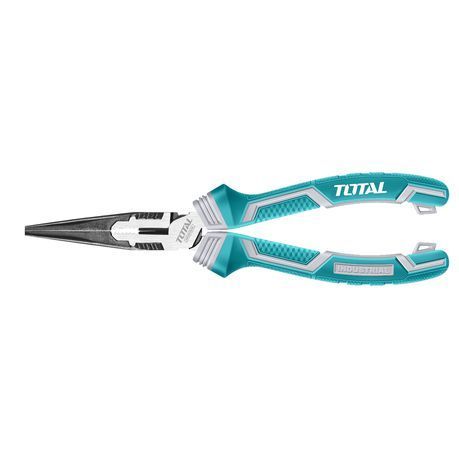 Total Tools 200mm High Leverage Long Nose Pliers