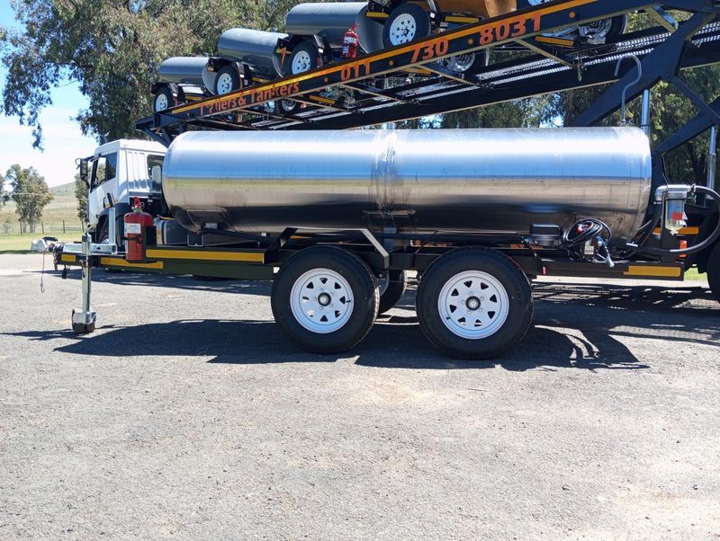 2500 liter stainless steel bowser