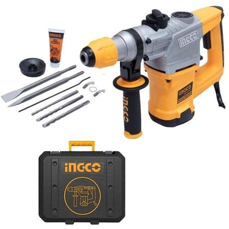Ingco - Rotary Hammer 1250W Including Drill Bits and Accessories