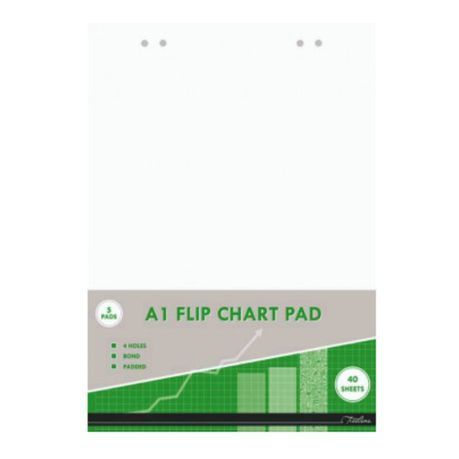 Treeline - A1 Flipchart Pad 40 Sheets, Pack of 5