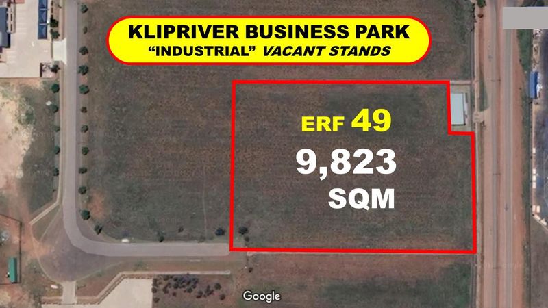 9,823 m2 STAND, SECURE INDUSTRIAL PARK (&#64; R550/SQM)
