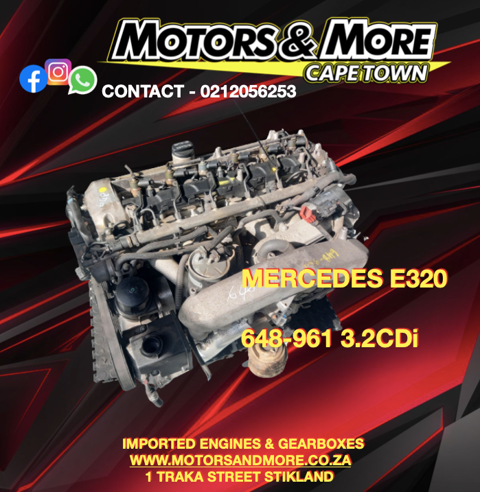 Mercedes E320 648-961 3.2CDi Engine For Sale
