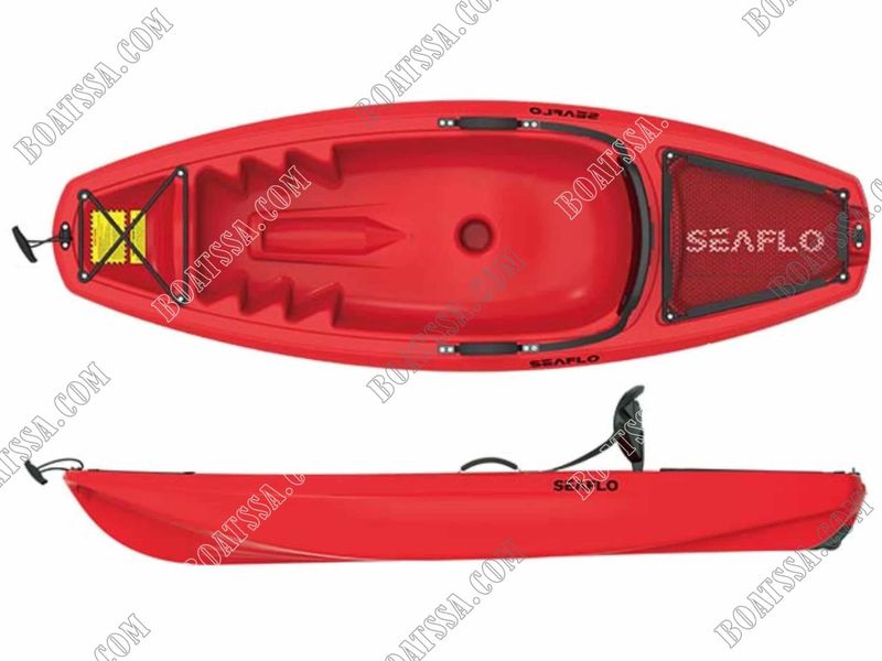 SEAFLO KAYAK CHILD RED WITH PADDLE UP TO 55KG