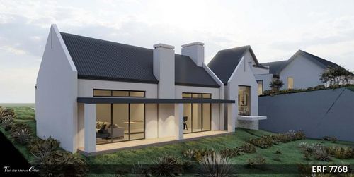 Brand new houses in a new development