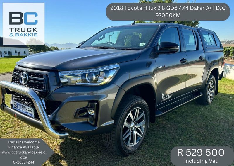 2018 Toyota Hilux 2.8 GD-6 D/Cab RB Raider AT