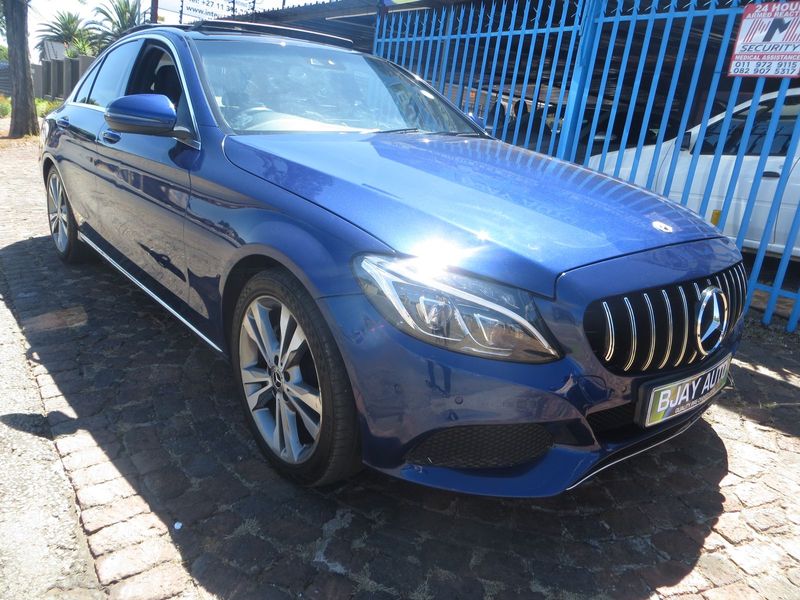 2017 Mercedes-Benz C 200 9G-Tronic, Blue with 125000km available now!