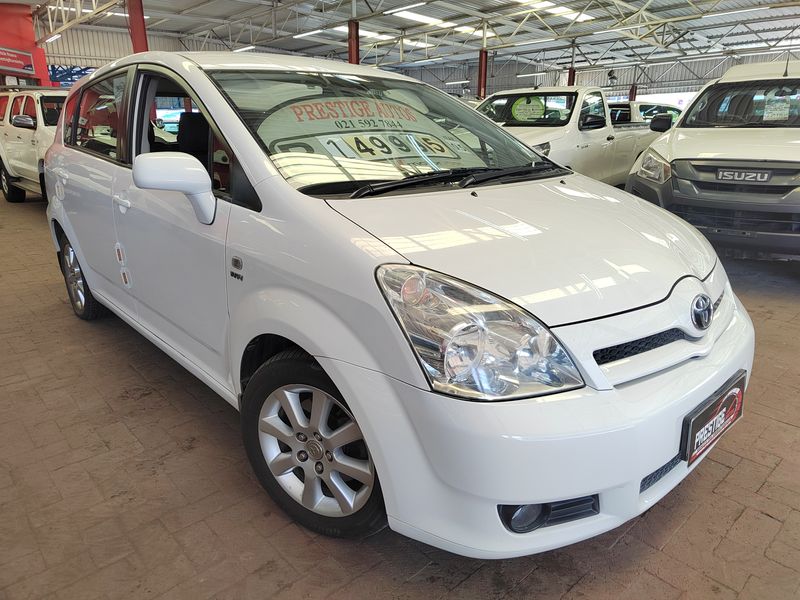 2005 Toyota Corolla Verso 180 SX with 179759kms at PRESTIGE AUTOS 021 592 7844