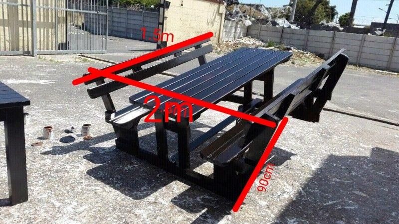 WOODEN PATIO BENCHES, GARDEN BENCHES