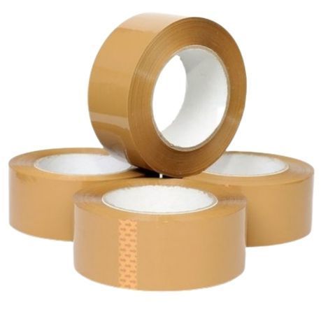 SourceDirect - Packaging Tape (Brown Buff Tape) 48mm x 100m - Pack of 6