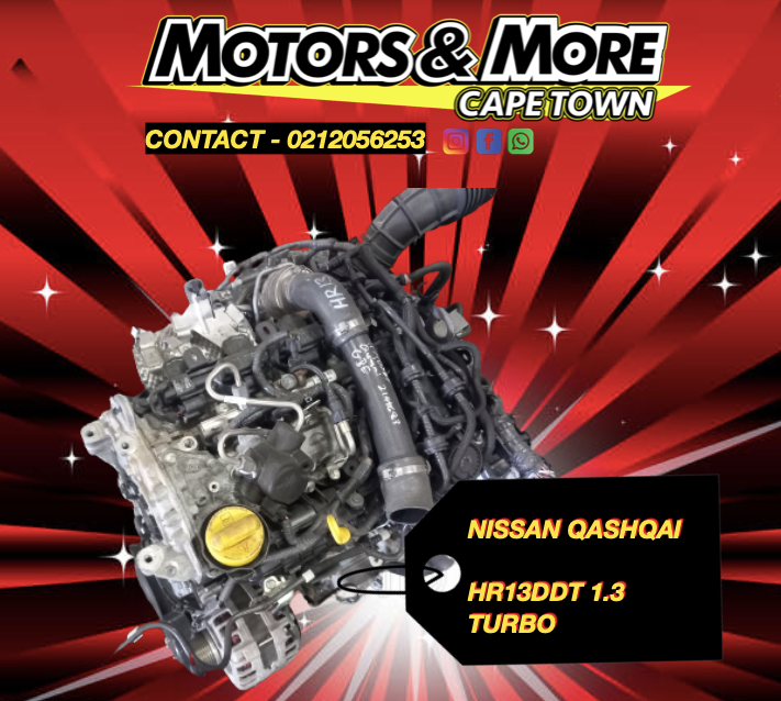 Nissan Qashqai HR13DDT 1.3 Turbo Engine For Sale | Brackenfell ...