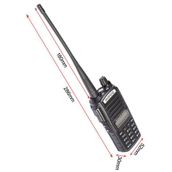 Long Range Vhf Uhf Transceiver  Walkie-Talkie 5W PTT Handheld Radio UV-82