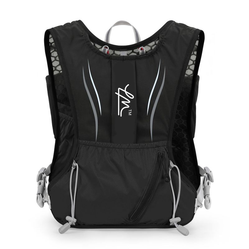 Waterproof 5L running Pack with1.5L bladder and 2*250ml soft flasks