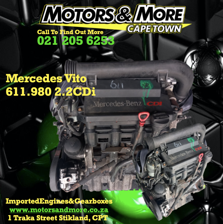 Mercedes Vito 611.980 2.2CDi Engine For Sale