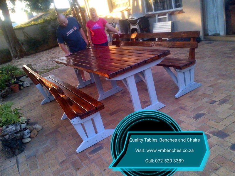INDOOR BENCHES and OUTDOOR FURNITURE, FULL PRICE LIST--- CATALOGUE visit --- WWW.VMBENCHES.CO.ZA