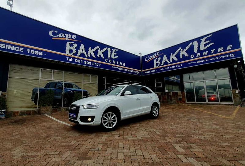 2014 Audi Q3 2.0 TDI Quattro S Tronic 130kW, White with 176000km available now!