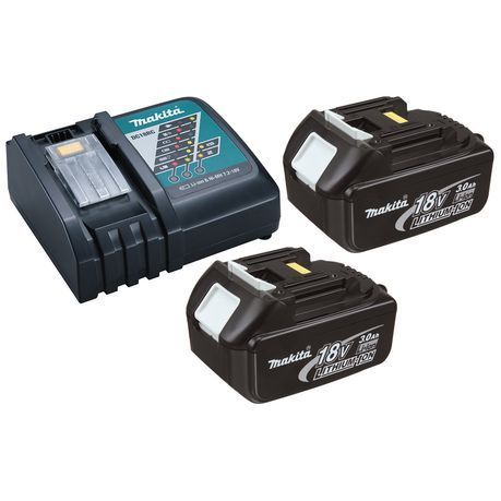 Makita MEGA Combo Kit - 2 x Batteries and 1 x Fast Charger Combo Set