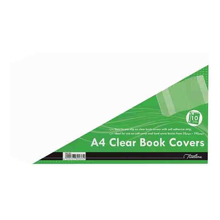 A4 Adjustable 120 Micron Book Covers PP - 10&#39;s