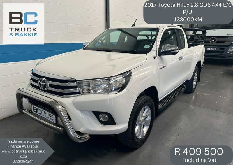 2017 Toyota Hilux 2.8 GD-6 X/Cab 4x4 Raider