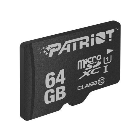 Patriot LX Class 10 64GB Micro SDHC Flash Memory Card